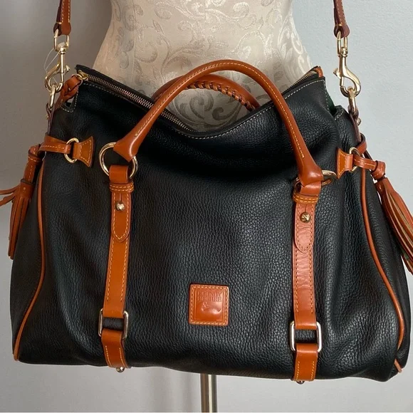 Dooney & Bourke Handtasche Pebble Grain Satchel – Klassische Damenhandtasche Mit Viel Stauraum